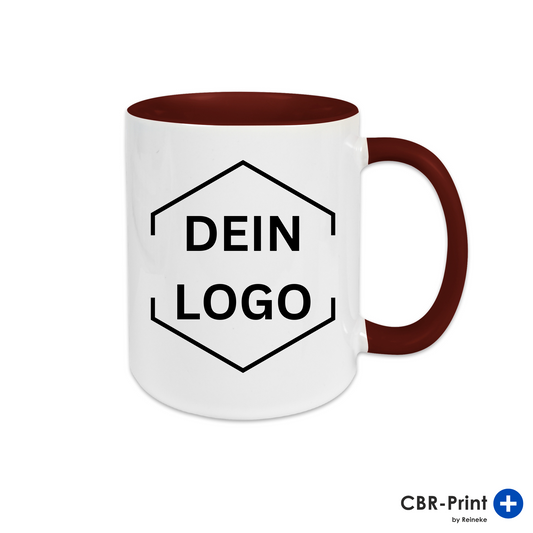 Keramik Tasse mit Logo bedruckt 330ml