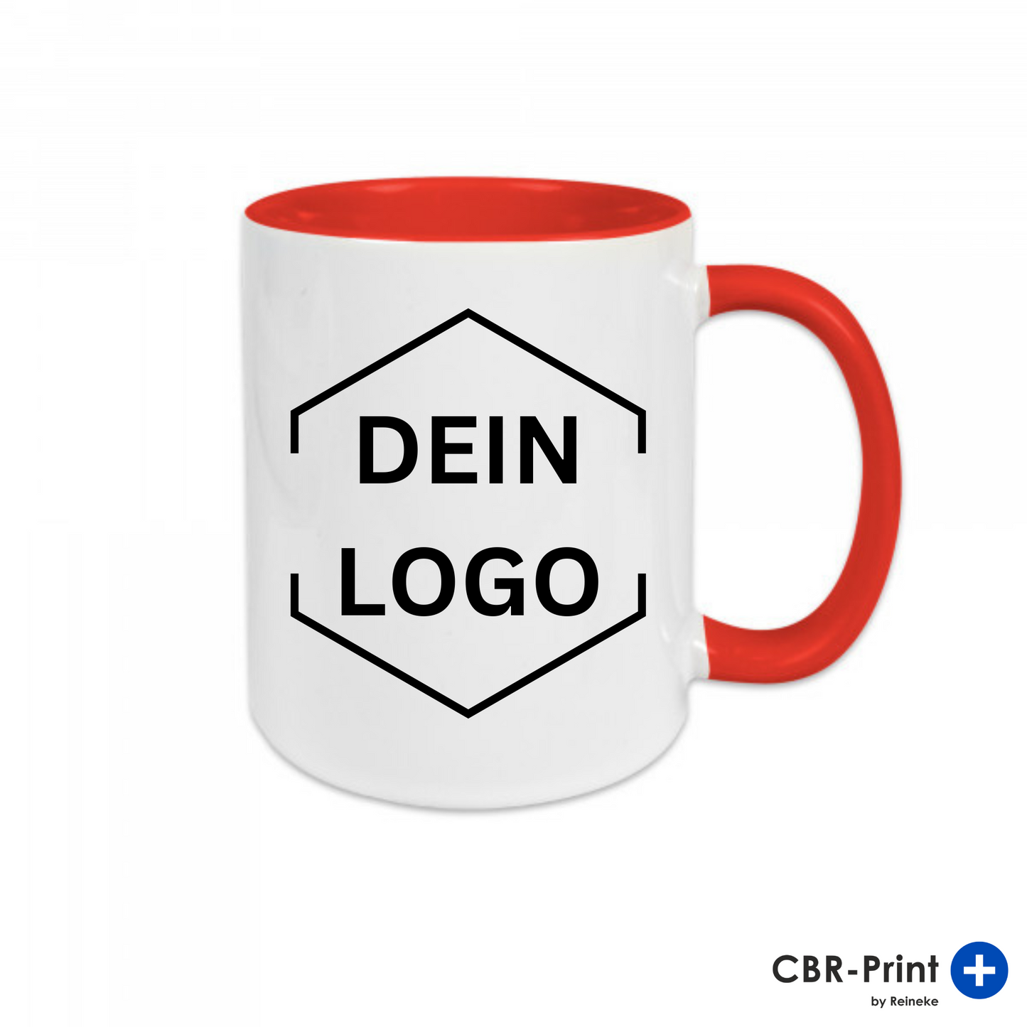 Keramik Tasse mit Logo bedruckt 330ml