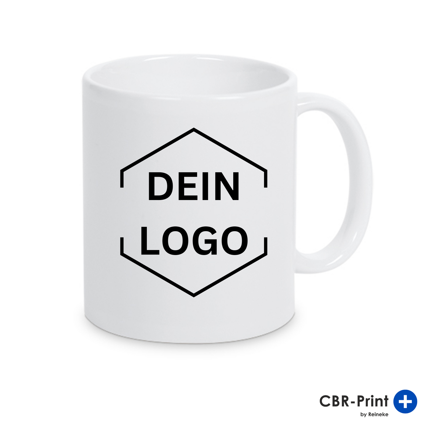 Keramik Tasse mit Logo bedruckt 330ml